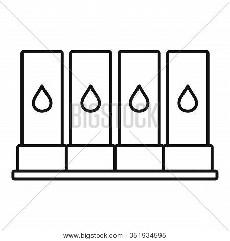 Printer Cartridge Icon. Outline Printer Cartridge Vector Icon For Web Design Isolated On White Backg