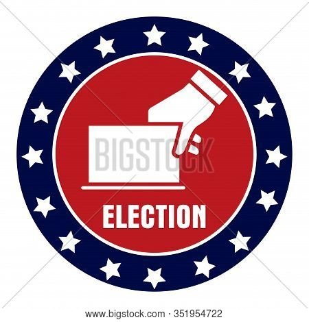 Election Day In United States. Presidental Election. 2020 - Vector