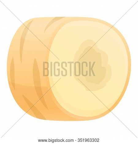 Parsnip Roll Icon. Cartoon Of Parsnip Roll Vector Icon For Web Design Isolated On White Background