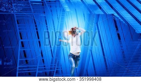 Future of virtual technology. Mixed media