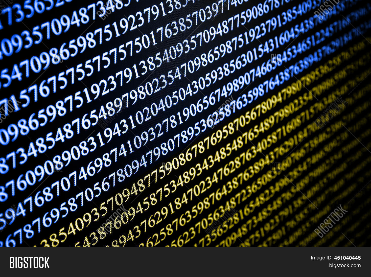 Numbers On Computer Image & Photo (Free Trial) Bigstock