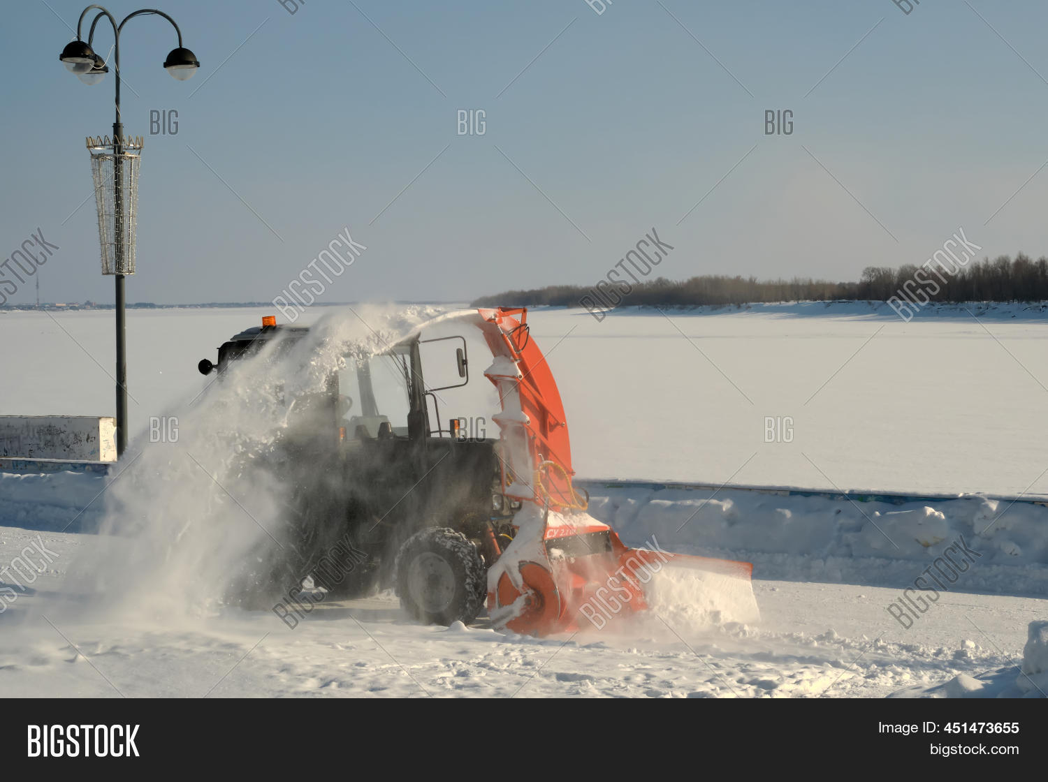 Snow Removal Tractor, Image & Photo (Free Trial) Bigstock