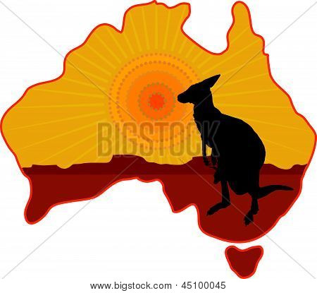 澳大利亚 Kangaroo.eps