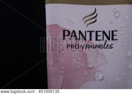 March 6, 2022 Ukraine City Of Kyiv, Packaging Of Pantene Shampoo From Procter Gamble