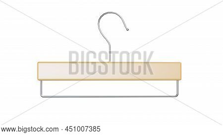 Coat Hanger Isolated On White 3d Render