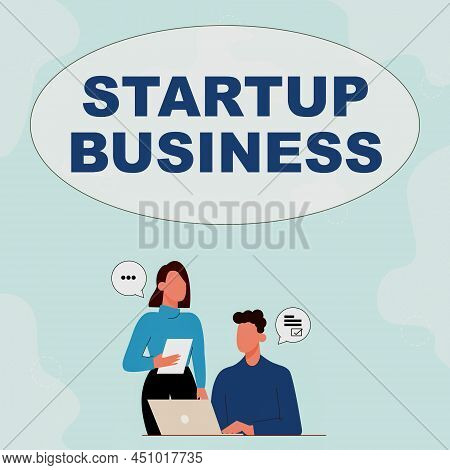 Writing Displaying Text Start Up Business. Internet Concept Engaging To A New Venture Fresh Trading 