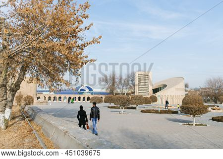 Bukhara, Uzbekistan. December 2021. Imam Al Bukhari Museum