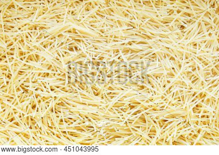 Yellow Small Noodles Texture In Background Solid Layer