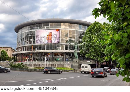 Tbilisi, Georgia - June 2018: Tbilisi Concert Hall (philharmonia)