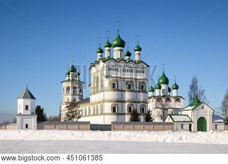 Nikolo-vyazhishchsky Stavropegial Women's Monastery In Village Of Vyazhishchi, Veliky Novgorod, Russ