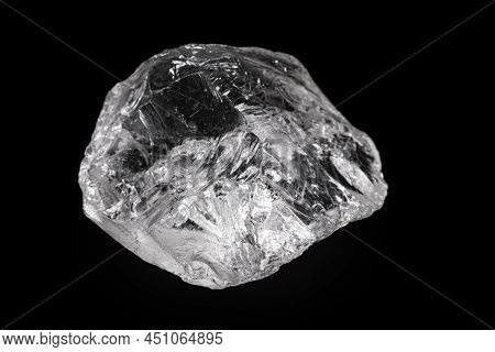 Potassium Perchlorate Crystal, Isolated Background, Chemical And Industrial Use Crystal