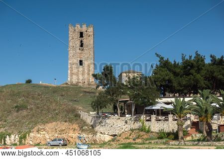 Panorama Of Nea Fokea, Kassandra, Chalkidiki, Greece