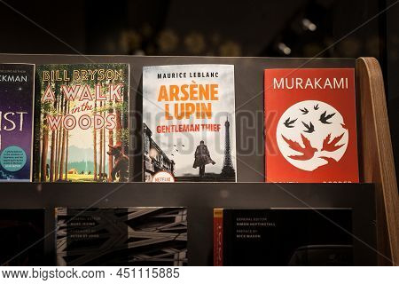 Belgrade, Serbia - January 16, 2022: Selective Blur On Cover Of Arsene Lupin Gentleman Thief For Sal