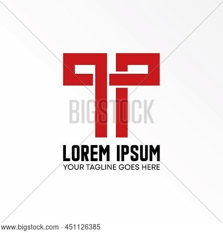 Letter Or Word T Font In Line Like Calligraphy Image Graphic Icon Logo Design Abstract Concept Vecto