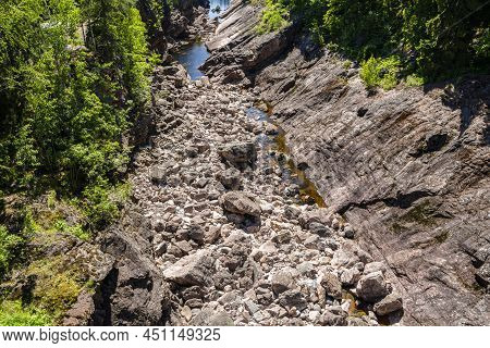 View Of Imatrankoski Rapid (the Imatra Rapid) In Summer, Vuoksi River, Imatra, Finland