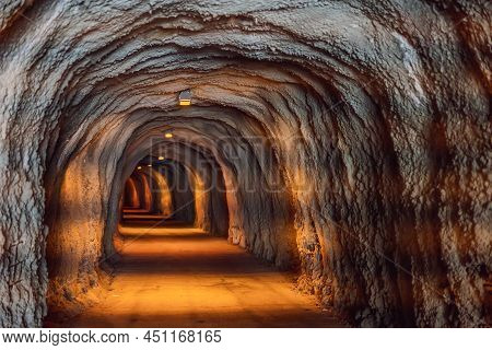 Tunnel Under The Mountain Between Rafailovici And Becici Montenegro