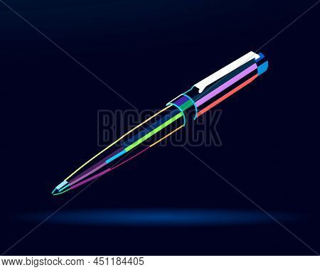 Abstract Ballpoint Pen, Fountain Pen, Ball Pen, Colorful Drawing