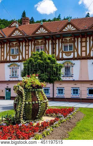 Luhacovice, picturesque spa town in Southern Moravia, Czech Republic
