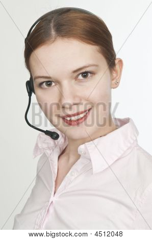 Pretty Young Customer Service