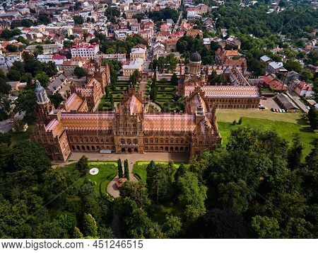 Aerial View Of Yuriy Fedkovych Chernivtsi National University, Ukraine