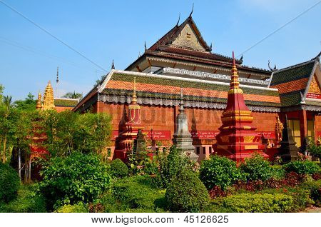 Preah Prom reath Pagoda en Siem Riep