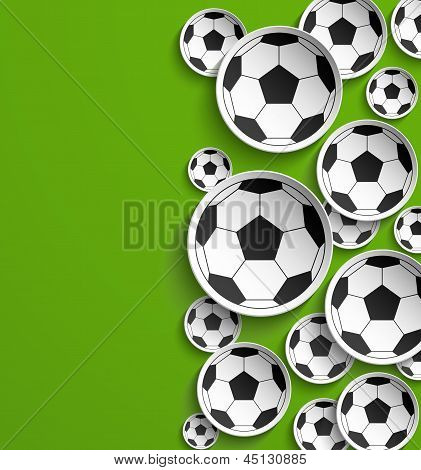 Fodbold abstrakt baggrund.