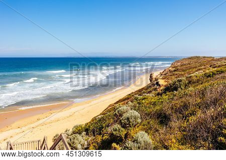 Thirteenth Beach At Barwon Heads In Australia