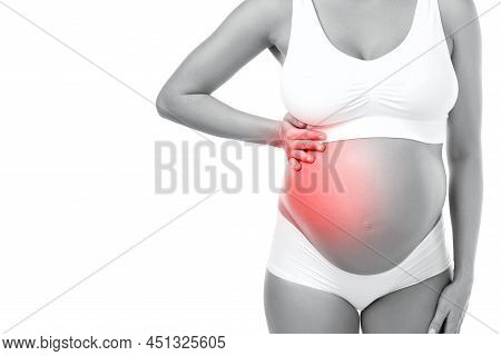 Pregnant Woman Has Pain In Her Stomach