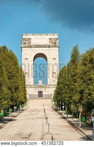 Asiago, War Memorial Of World War I, Cemetery, Ossuary And Monument To Fallen Soldiers Called Sacrar