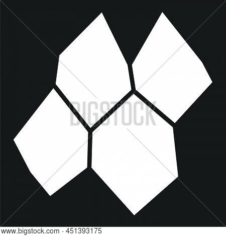 Stone, Rock, Pebble Wall Pattern, Texture. Construction, Building, Revetment Concept Illustration