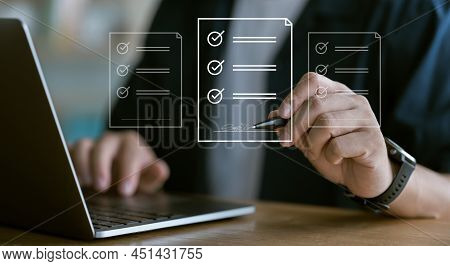 Online Business Contract Electronic Signature, E-signing, Digital Document Management, Paperless Off