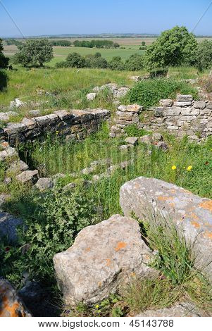 Oude Troy ruïnes