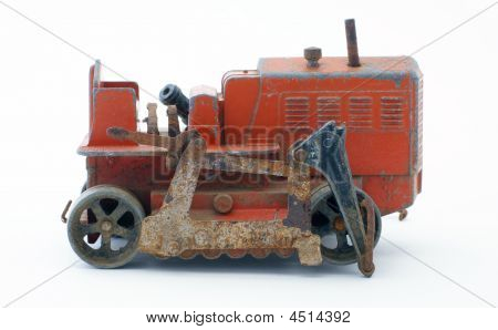 Régi játék traktor