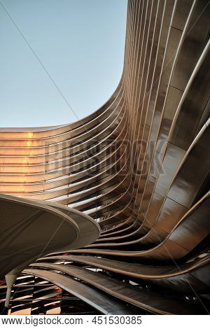 Dubai, United Arab Emirates - January 12, 2022: Alif, Mobility Pavilion At Dubai Expo 2020