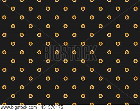 Pixel Oil Coin Background - High Res Seamless Pattern