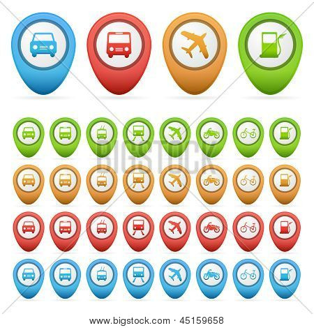 Set Of Transport Pointers