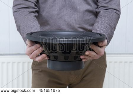 A Subwoofer For The Car.car Audio System.music In The Car.