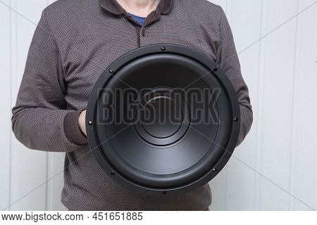 A Subwoofer For The Car.car Audio System.music In The Car.