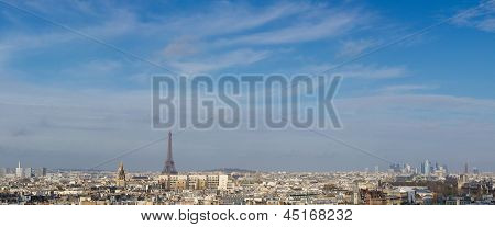 Skyline di Parigi Notre Dame francese