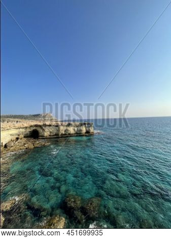 Cyprus Sea Cape Greko Mediterranean Sea Blue Water