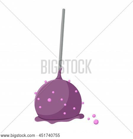 Popcake Clipart. Illustration Isolated On White Background.
