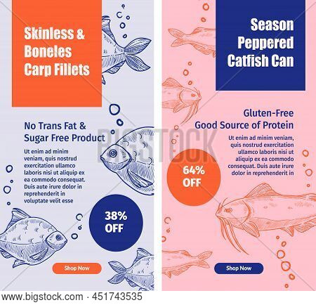 Season Peppered Catfish Can, Skinless Carp Web