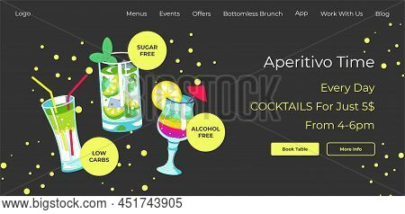 Aperitivo Time, Everyday Cocktails On Sale Web
