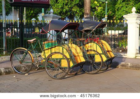 ndonesian Rickshaw (Becak)