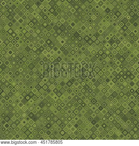 Abstract Green Geometric Seamless Pattern. Modern Stylish Ornament Texture