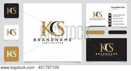 Kcs Letter Creative Modern Elegant Logo Design With Business Card Design