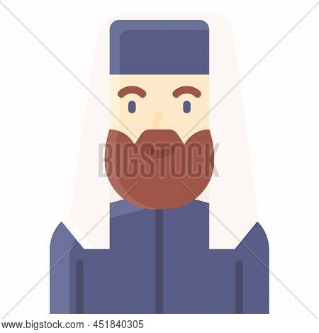 Pharisees Icon, Traditions Of Christianity Related Vector Illustration