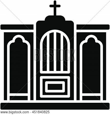 Confessional Icon, Traditions Of Christianity Related Vector Illustration