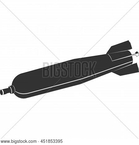 Chemical Munitions. A Live Projectile Of A Deadly Weapon.