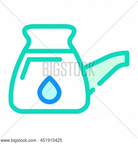 Watering Can Color Icon Vector. Watering Can Sign. Isolated Symbol Illustration